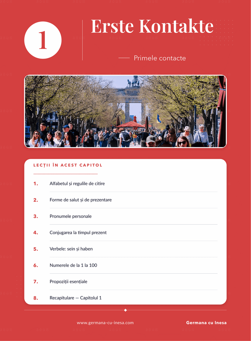 Pagină din carte: Capitolul 1, Erste Kontakte
